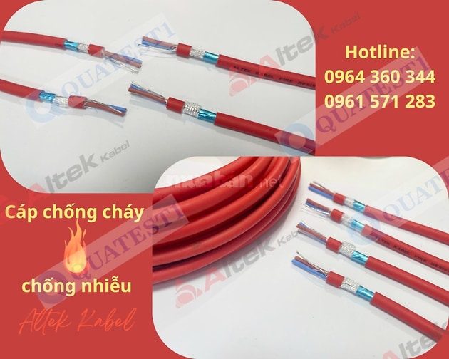 Cáp chống cháy chống nhiễu Altek Kabel giá tốt tại Hà Nội, HCM và Đà N