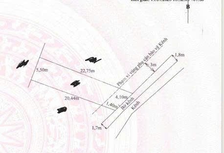 Đất thổ cư hơn 110m2 đường Huỳnh Ngọc Xinh Xã Quê Mỹ Thạnh, Long An
