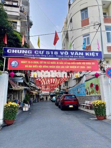 Cho thuê căn trệt CC 518 Võ văn Kiệt