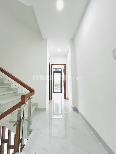 Hẻm 4m xe hơi, 50m2(4x12.5m) 4 tầng 4PN, nhà mới Bình Thạnh gần Quận 1