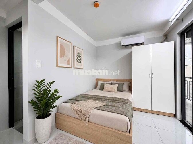 STUDIO BAN CÔNG FULL NỘI THẤT ĐI BỘ QUA ĐẠI HỌC CÔNG NGHIỆP CS3
