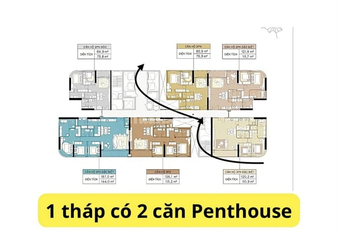 Penthouse Palm River Q2, hồ bơi sân vườn riêng thông tầng, dt 400m2