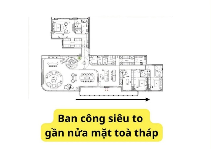 Penthouse Palm River Q2, hồ bơi sân vườn riêng thông tầng, dt 400m2
