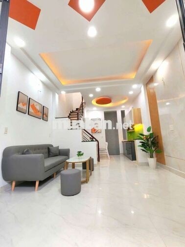 Nhà mới 4 tầng hẻm 4M chỉ 1 bước ra mặt tiền Miếu Gò Xoài giá 4.15 tỷ