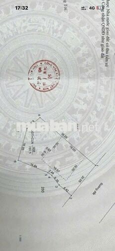  Đất Trung tâm xã Dầu Tiếng 785m2 (sẵn 260m2 thổ cư) chỉ 2TỶ980