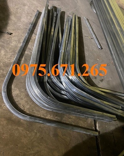 Góc uốn bo mái kính cho công trình dân dụng