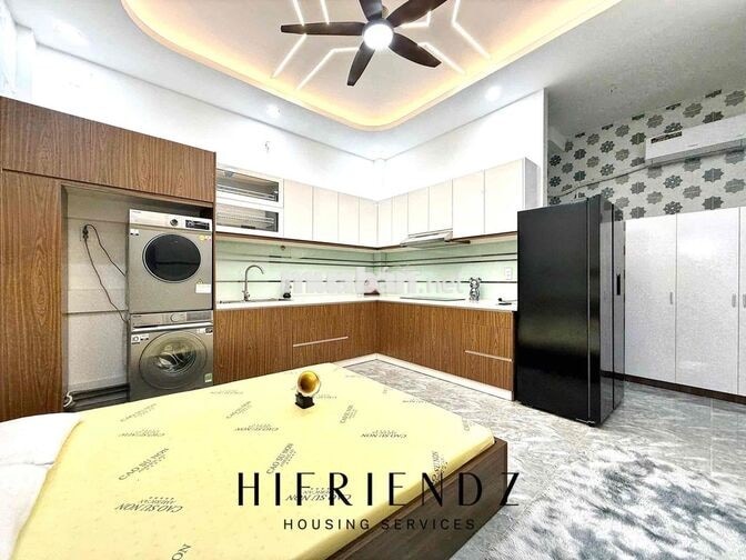 CĂN HỘ TRỆT FULL NỘI THẤT MÁY GIẶT MÁY SẤY RIÊNG NGAY KINH DƯƠNG VUONG