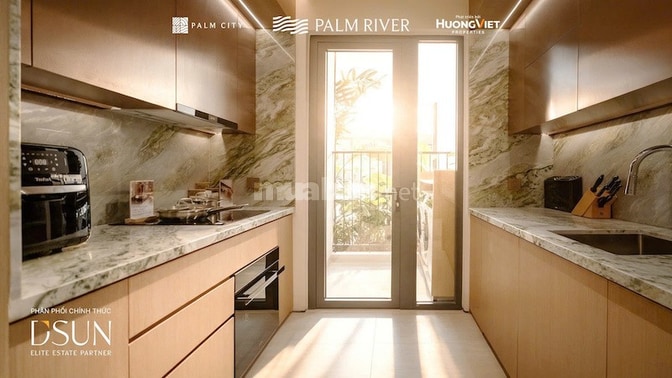 Palm River căn hộ ven sông, suất ưu tiên 2PN , view pháo hoa, CK 16,5%