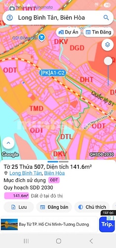 Bán đất chính chủ, 142m2 KDC An Hưng Phát, Long Bình Tân, Đồng Nai
