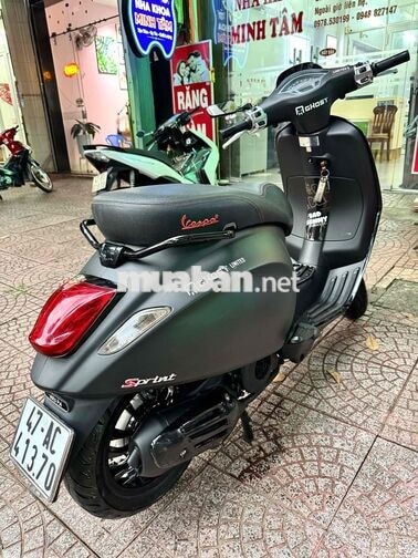 Piaggio Vespa Iget Sprint ABS Đen nhám