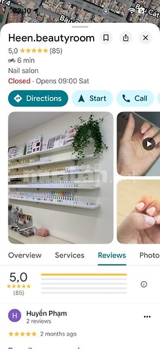 SANG NHƯỢNG TIỆM NAIL- GỘI - UỐN MI 