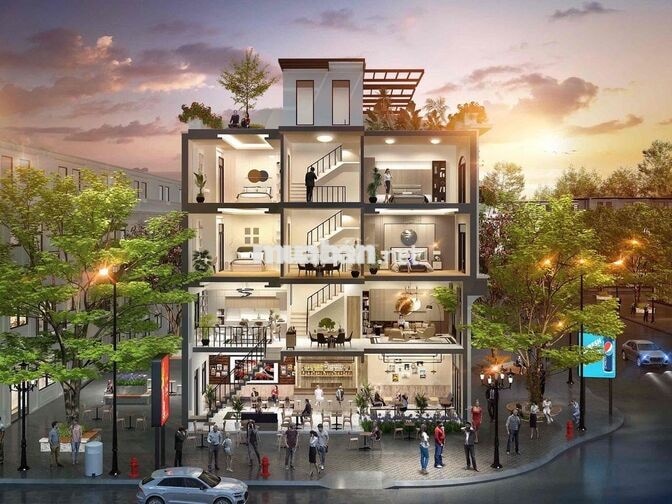 Shophouse 90m- 5 Tầng-Trục Lõi 31M- CK Ngay 1tỷ8- TheGateway City