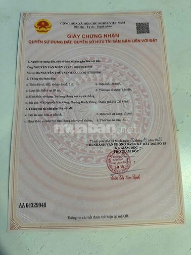 Bán nhà mặt tiền (4x19) 406 Nguyễn Văn Công p3 Gò Vấp (SÂN BAY)