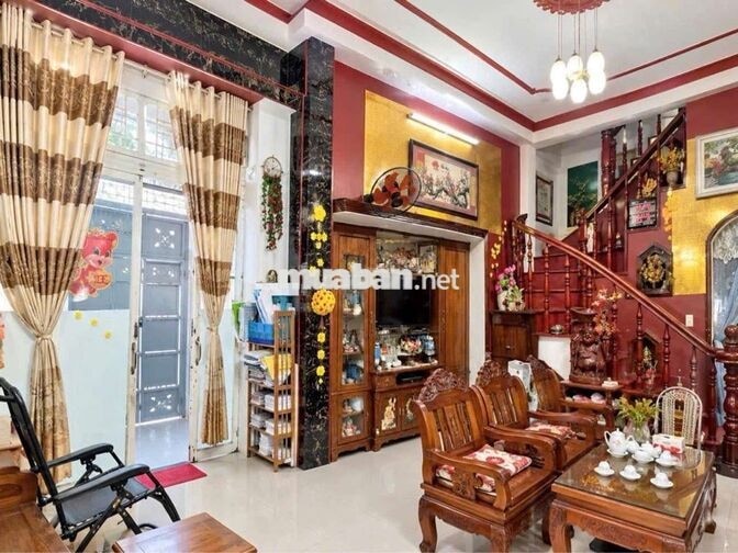  6 TỶ CÓ NHÀ 3 TẦNG PHẠM VĂN CHIÊU GÒ VẤP,DT 5X17M,65MHẺM XE TẢI 8M