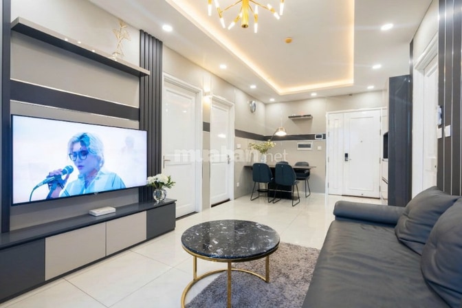 Sky Center, nội thất cao cấp, nhà mới 78m2 2PN, Ban công giá 16tr/th