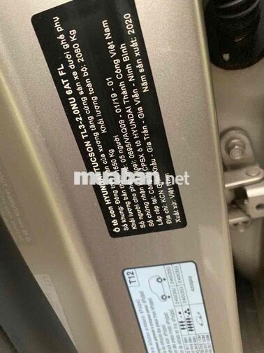 Hyundai Tucson 2020Tự động Xăng Vàng cát,phun xăng