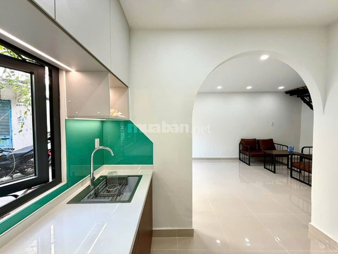 Bán nhà mới đẹp. Ngang tận 6m. Full nội thất. Hẻm Xe hơi 7m. Giá chỉ 4