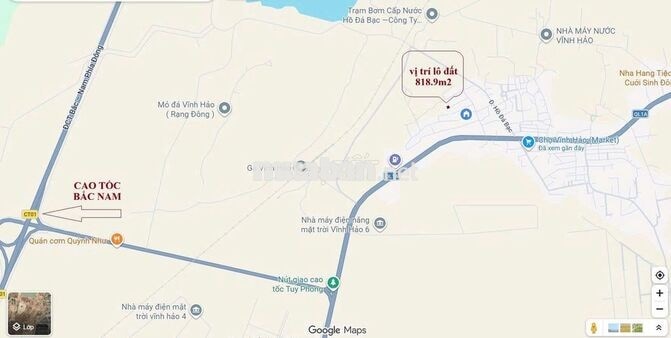Bán lô đất nằm trong khu dân cư 819m2