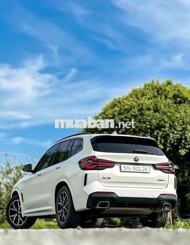 BMW X3 20i Msport 2022 Trắng 34.000km