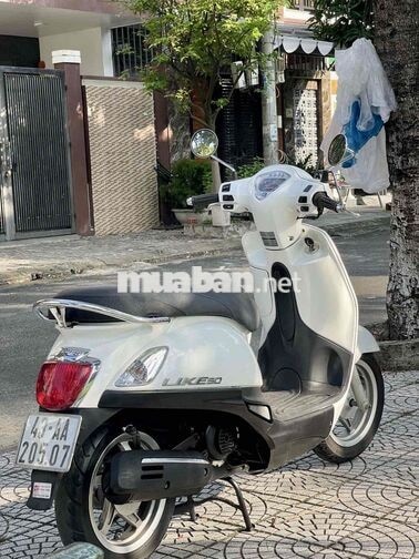 Xe Ga Like 50cc Trắng biển số 43