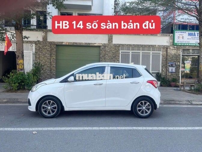 Hyundai i10 Hatbach bản đủ 2014 Số sàn Trắng