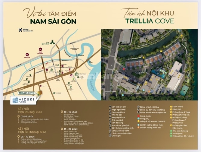 Căn hộ ven sông Trellia Vista Mizuki Park - Môi trường sống xanh