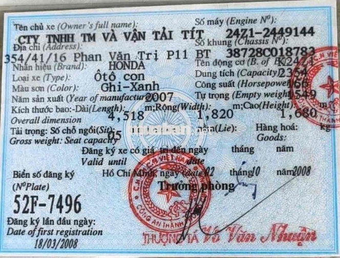 Honda CRV 2008 Ghi-Xanh Mỹ