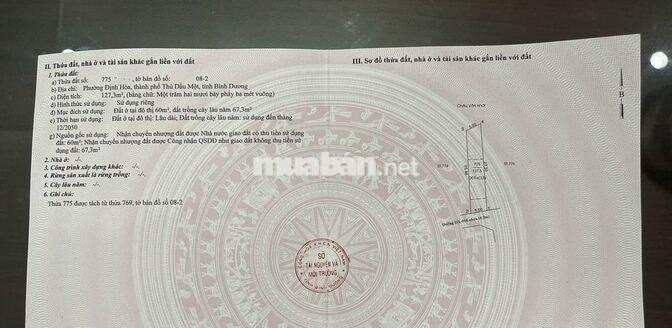 CHÍNH CHỦ CẦN BÁN LÔ ĐẤT DX 066 – GIÁ 1,79 TỶ