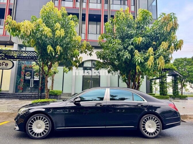 Mercedes-Benz S450 Luxury đen nội thất nâu