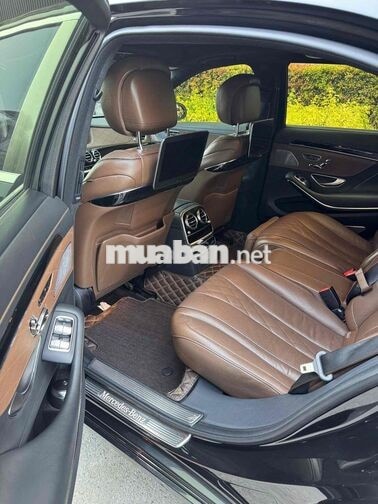 Mercedes-Benz S450 Luxury đen nội thất nâu