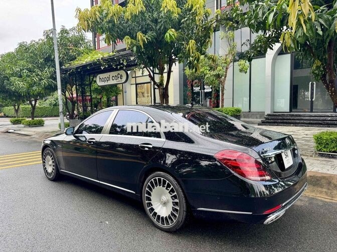 Mercedes-Benz S450 Luxury đen nội thất nâu