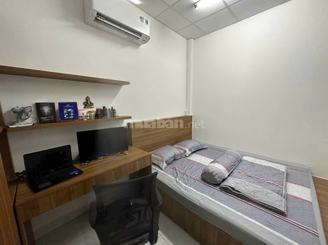 Huỳnh Văn Bánh Phú Nhuận, Hẻm 3m, nhà C4 ~60m2(4x14m) nở hậu, 2PN