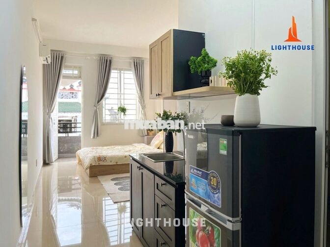 STUDIO 35M2 BAN CÔNG ĐI BỘ RA VINCOM P.V.TRỊ, ĐH CÔNG NGHIỆP, CHỢ GV