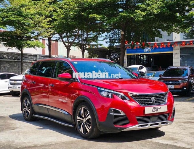 Peugeot 5008 Allure 2021 Đỏ Tự động 7 chỗ