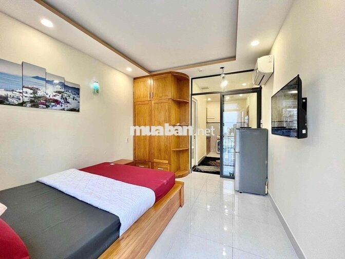 Cho thuê căn 1PN tách bếp - ban công thang máy Lê Văn Sỹ Q3