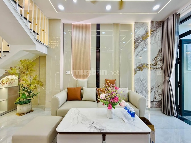 Nhà 3 lầu tuyệt đẹp Cao cấp Mặt tiền Đường Số 4, P.Thông Tây Hội, Q.Gò