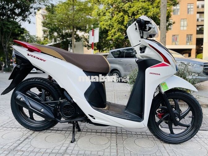 Honda Vision 110 2021 Trắng xe đẹp zin như mới