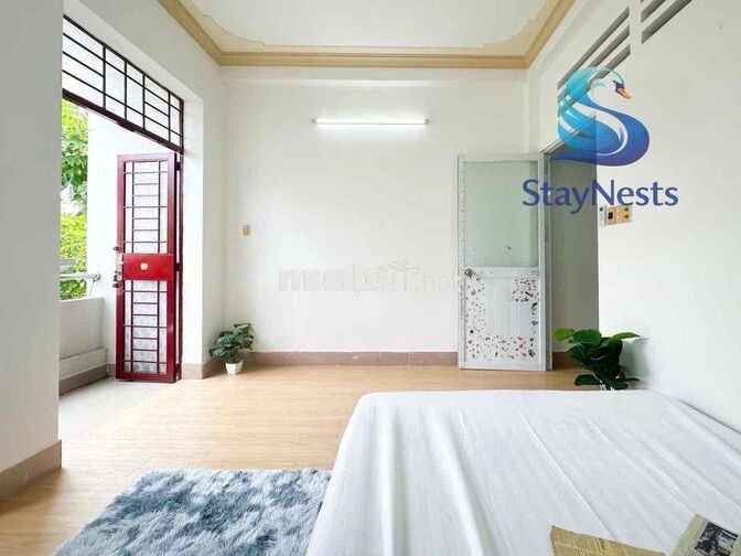 Hệ thống căn hộ 1 phòng ngủ tại Cộng Hoà cửa sổ/bancol full nội thất