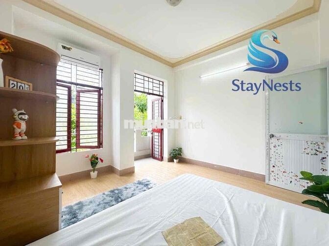 Hệ thống căn hộ 1 phòng ngủ tại Cộng Hoà cửa sổ/bancol full nội thất