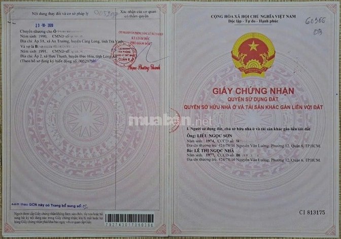Nhà 1 trệt 2 lầu 2 mặt tiền 6m và 3.5m hẻm xe hơi vào nhà
