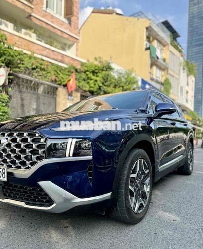 Hyundai Santa Fe Premium 2.2D 2023 Xanh 34k km