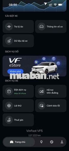 VinFast VF5 Plus 2024 Xám 117.000km Pin New