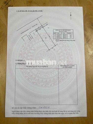 Bán đất hẻm 96 Đào Tông Nguyên