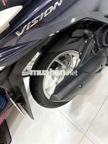 Honda Vision 2022 Xanh Đen Khoá Smkey Chính Chủ