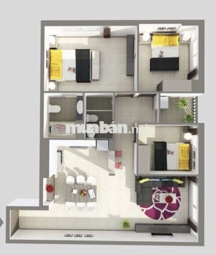 BÁN CĂN HỘ TẦNG 1 CC NGỌC ĐÔNG DƯƠNG 82M2, 3PN GIÁ 3.1 TỶ
