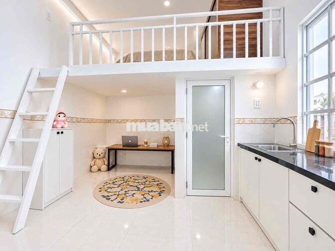 PHÒNG GÁC FULL NỘI THẤT, CỬA SỔ TRỜI - KHU K300 TÂN BÌNH