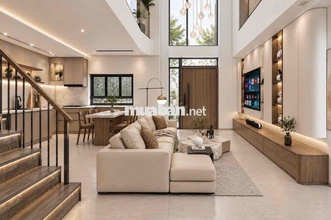 Cho thuê Vila 2 mặt tiền Đông nam 8m ngang kề FPT