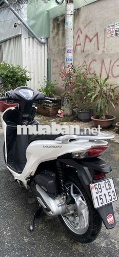 Honda Vision 2025 Trắng 5000 km
