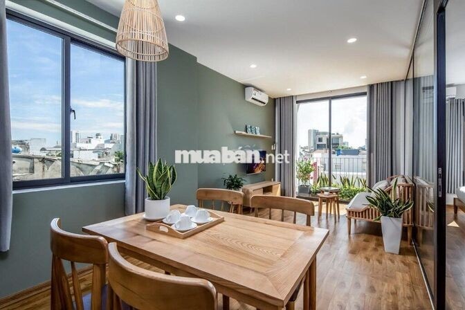 Chính chủ, căn hộ 45m2, hẻm ô tô đường Nguyễn Hữu Cảnh, full nội thất