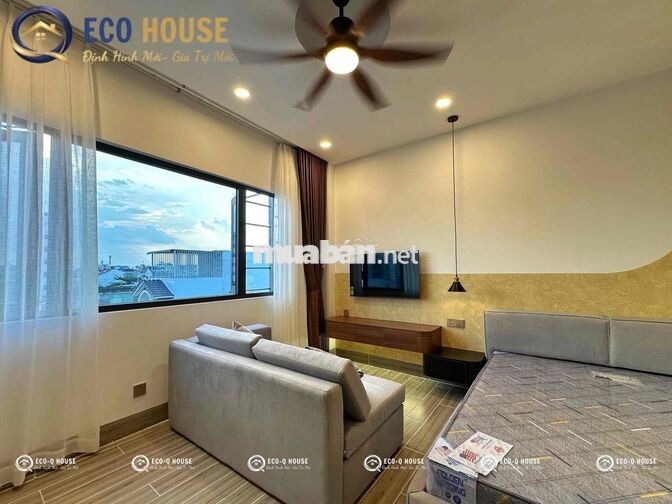 CĂN HỘ DỊCH VỤ LUXURY TÁCH BẾP CỬA SỔ TRỜI FULL NỘI THẤT CAO CẤP